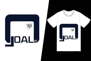 Ziel FIFA-Fußball-Design. FIFA-Fußball-T-Shirt-Designvektor. für T-Shirt-Druck und andere Zwecke. vektor