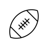 American-Football-Symbol-Vektor-Design-Vorlage vektor