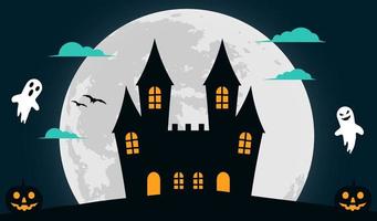 läskigt halloween bakgrund illustration vektor