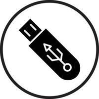 USB-Icon-Stil vektor