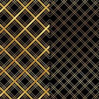 guld och svart sömlös mönster vektor
