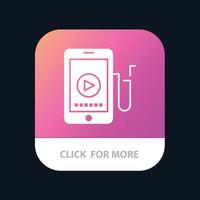 musik mobil cell utbildning mobil app ikon design vektor