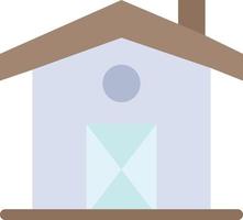 Hem hus kanada platt Färg ikon vektor ikon baner mall