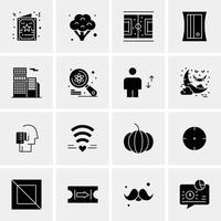 16 universelle Business-Icons Vektor kreative Icon-Illustration zur Verwendung in Web- und mobilen Projekten