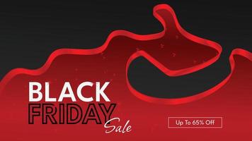 Black Friday Sale Banner Template Design, Black Friday Hintergrunddesign Vektorvorlage vektor