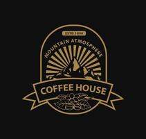 Kaffee-Logo-Design vektor