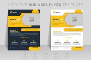 kreativ företag abstrakt flygblad broschyr design trend för professionell företags- stil. kan vara anpassa till social media inlägg, årlig Rapportera, tidskrift, affisch, presentation, portfölj, baner, hemsida. vektor