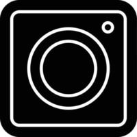 Instagram-Glyphe-Symbol vektor