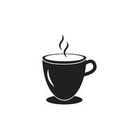 kaffebönor logotyp vektor