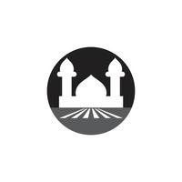 islamisches logo, moschee vektor