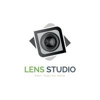 kamera lins studio fotografi logotyp design mall för varumärke eller företag och Övrig vektor