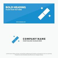 Design-Grafik-Tool solide Symbol-Website-Banner und Business-Logo-Vorlage vektor