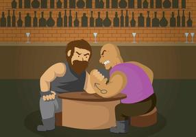 Freie Arm Wrestling Illustration vektor