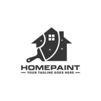 Home-Malerei-Logo-Design-Vektor vektor