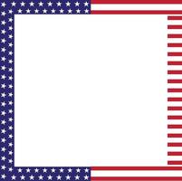 patriotisk gräns delare amerikan USA flagga vektor