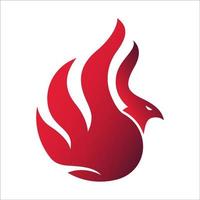 phoenix logotyp mall vektor