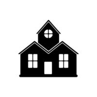 Haus-Icon-Vektor. einfache flache Form vektor