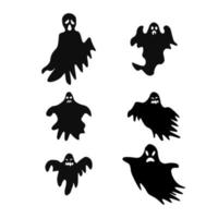 Halloween-schwarzer Geist vektor