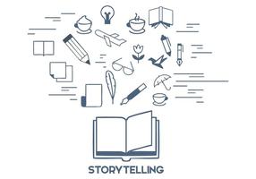 Free Storytelling Vektor-Illustration vektor