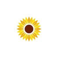 Sonnenblumen-Vektor-Icon-Design vektor