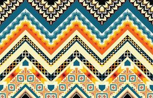 geometrisches ethnisches muster nahtlos bunt orientalisch. nahtloses Muster. design für stoff, vorhang, hintergrund, teppich, tapete, kleidung, verpackung, batik, stoff, linoleum, vektorillustration. vektor