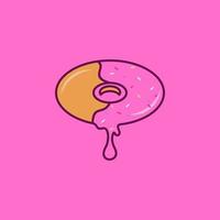 Desserts Donut-Logo-Design-Inspiration vektor