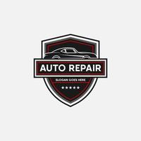 klassisk bil reparera och service logotyp premie vektor, bäst för bil butik, garage, reserv delar logotyp emblem vektor