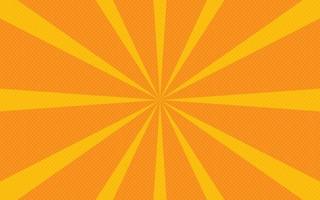 Comic-Sunburst-Hintergrunddesign vektor