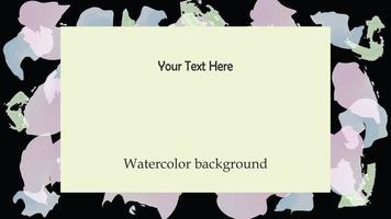 abstrakt konst bakgrund vektor. vattenfärg bakgrund för presentation. vektor inbjudan design för bröllop och födelsedag eller årsdag