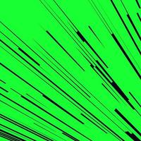 komisk bok hastighet rader Färg rand grön bakgrund vektor