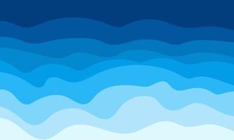 abstrakte Muster blauer Meer-Ozean-Wellenvektor vektor