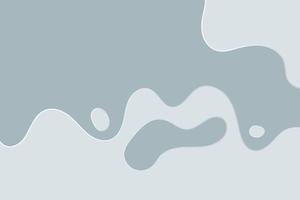 abstrakte minimalistische nasse wellenformen und punkthintergrund. einfache flüssige plastikwellenhintergrundillustration vektor