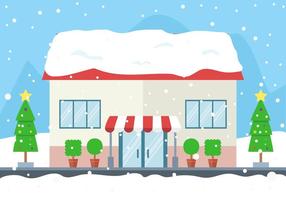 Free vector winter store