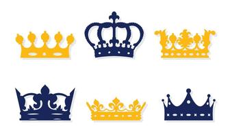 Britische Crown Collection Vector Set