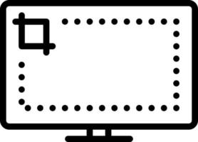 Liniensymbol für die Erfassung vektor