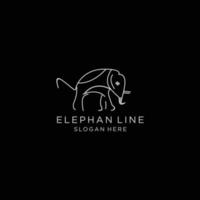 elefant logotyp ikon design mall platt vektor