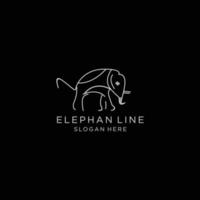 elphant logo icon design template flacher vektor