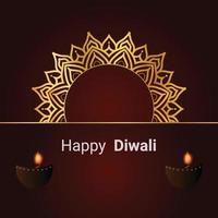 glückliche Diwali-Vektorvorlage vektor
