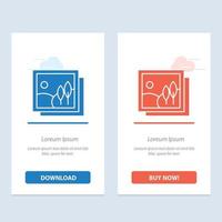 rahmen galerie bild bild blau und rot jetzt herunterladen und kaufen web-widget-kartenvorlage vektor