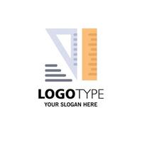 utbildning geometrisk verktyg företag logotyp mall platt Färg vektor