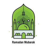 ramadan kareem konzept banner vektorillustration vektor