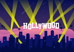 Kostenlose Hollywood Lights Vektor