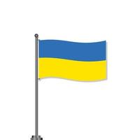 Illustration der ukrainischen Flaggenvorlage vektor