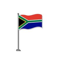 Illustration der südafrikanischen Flaggenvorlage vektor