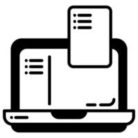 Bibliotheksbuchkatalog, Katalog über ein Computersystem vektor