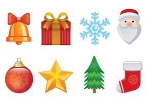 Set von Weihnachts-Icons
