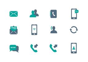 Kostenlose Kommunikation Icon Vektor