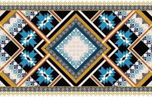 färgrik geometrisk etnisk mönster. orientalisk, Västra, aztek, stam- traditionell. sömlös mönster. tyg, bricka, bakgrund, matta, tapet, Kläder, sarong, inslagning, batik, tyg, vektor mönster.