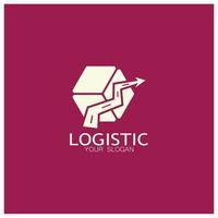 logistik logo symbol illustration vektor design verteilung symbol lieferung von waren wirtschaft finanzen