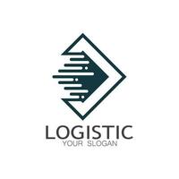 logistik logo symbol illustration vektor design verteilung symbol lieferung von waren wirtschaft finanzen